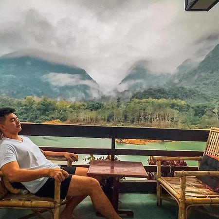Ning Ning Guesthouse Muang Ngoi Ngoại thất bức ảnh
