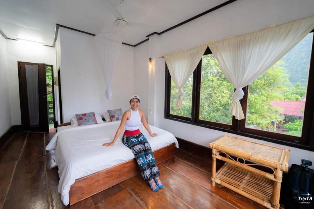 Ning Ning Guesthouse Muang Ngoi Phòng bức ảnh