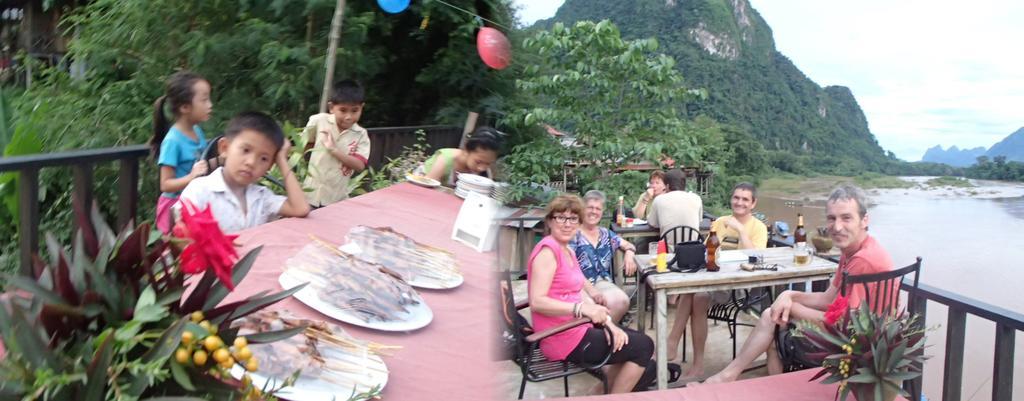 Ning Ning Guesthouse Muang Ngoi Ngoại thất bức ảnh